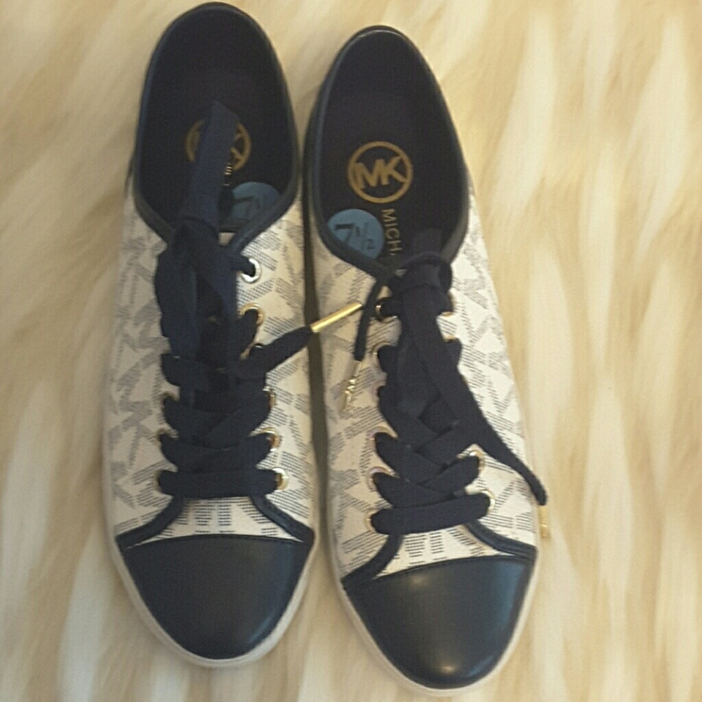 Michael  Kors city lade up sneakers blue/white - Picture 2 of 8